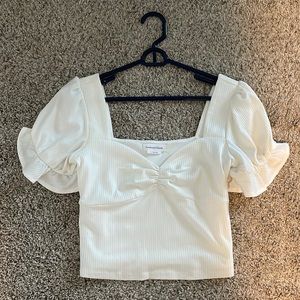 Lovers and Friends white short sleeve top